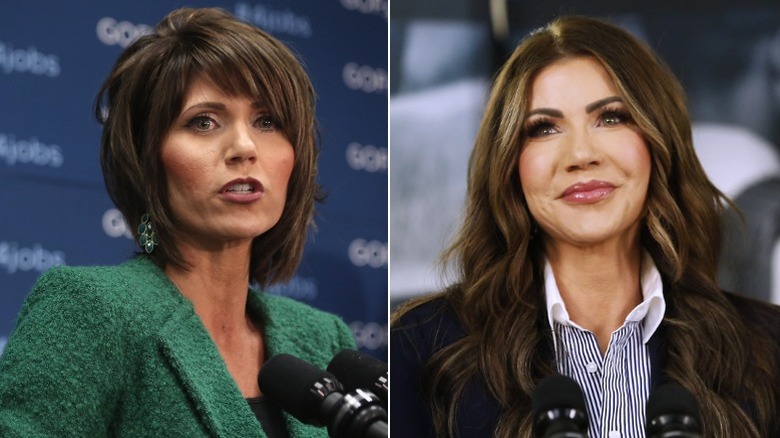 Kristi Noem in 2014 vs. in 2025