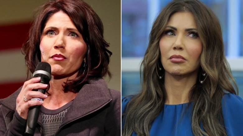 Kristi Noem in 2016 vs in 2025