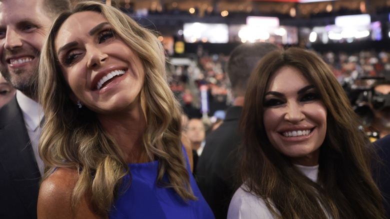 Lara Trump and Kimberly Guilfoyle at the 2024 Republican National Convention.