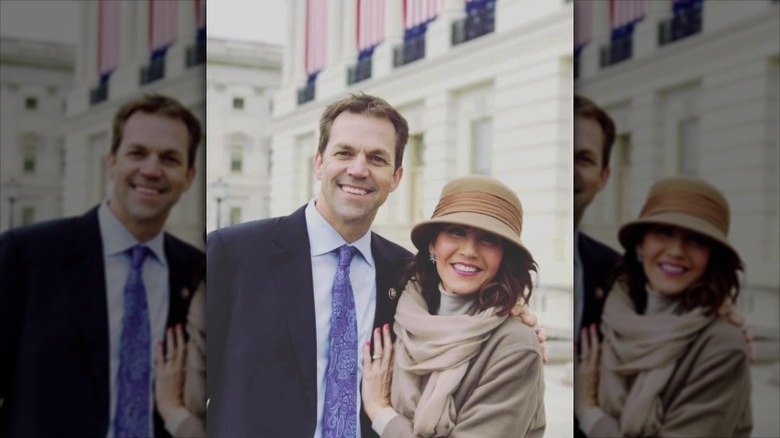 Bryon and Kristi Noem pose together