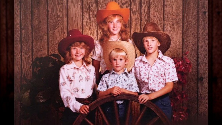 The four Noem siblings smiling