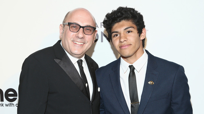 Willie Garson with son Nathen