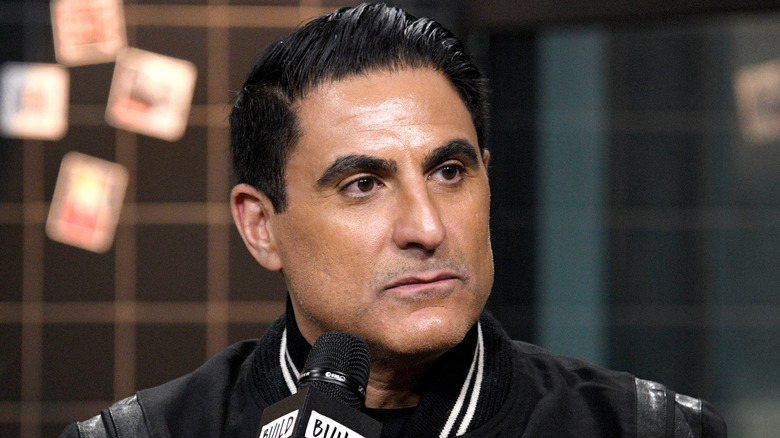 Reza Farahan black jacket
