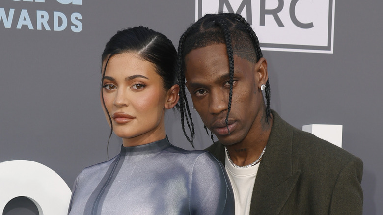 Travis Scott and Kylie Jenner at the 2022 BMAs