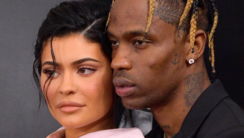 Kylie Jenner and Travis Scott at the 2019 Grammys