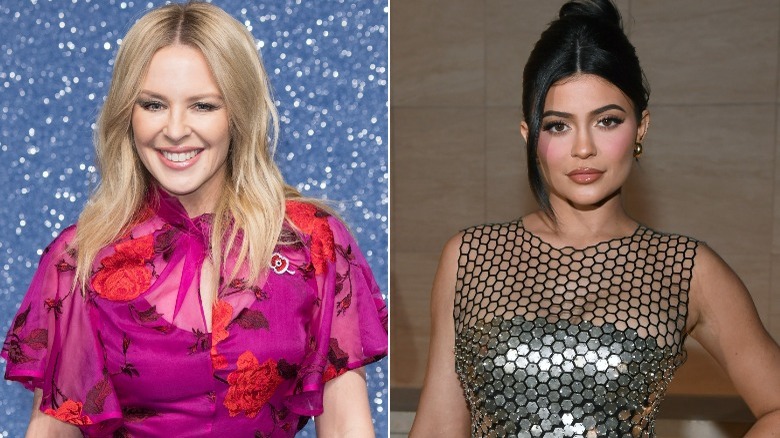 Kylie Jenner and Kylie Minogue red carpet