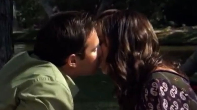 Ryan Merriman and Lacey Chabert in Elevator Girl