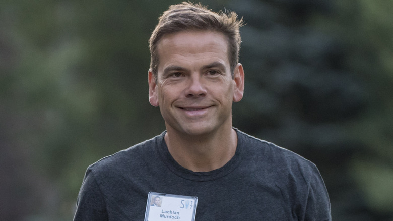 Lachlan Murdoch smiling