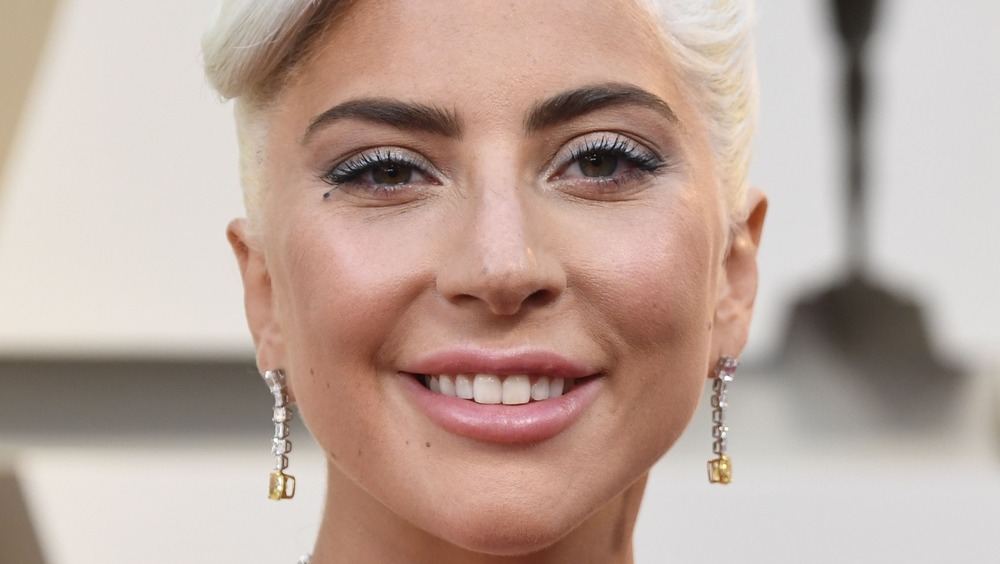 Lady Gaga drop earrings