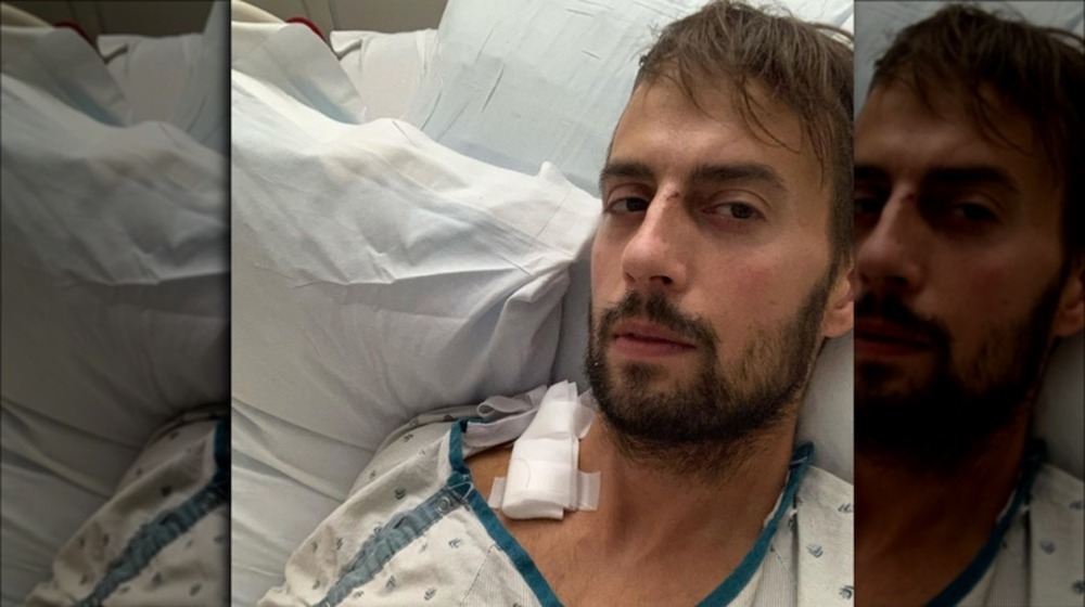 Ryan Fisher recovering in the hospital