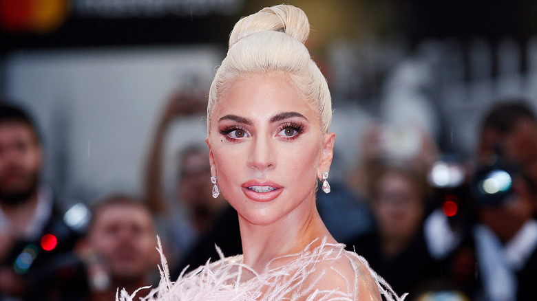 Lady Gaga posing