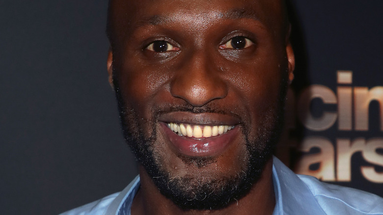 Lamar Odom on the red carpet