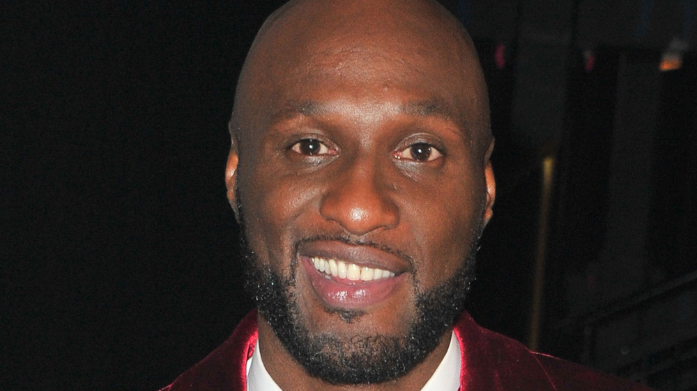 Lamar Odom attends the "Dancing With The Stars" Season 28 show