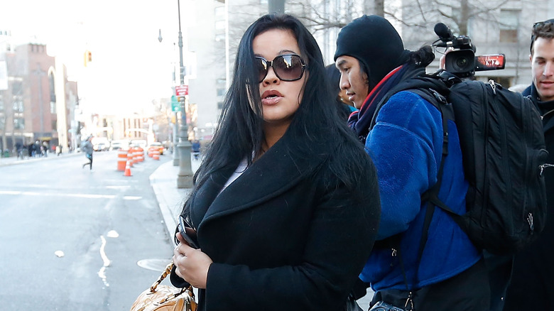 Liza Morales walking