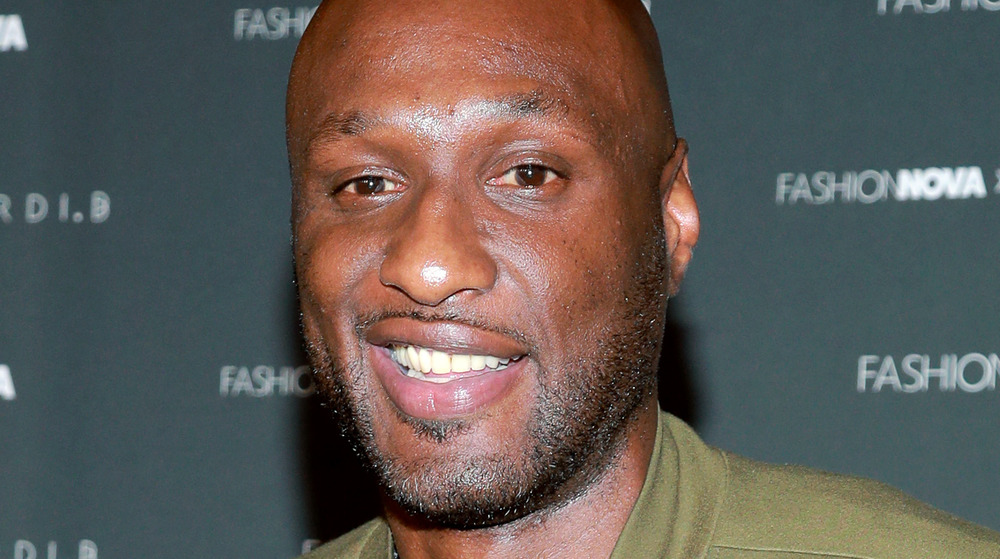 Lamar Odom smiling