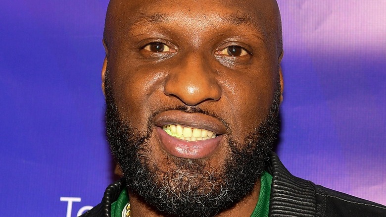 Lamar Odom attends OxeFit Mixer December 21, 2021