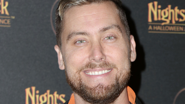 Lance Bass smiling