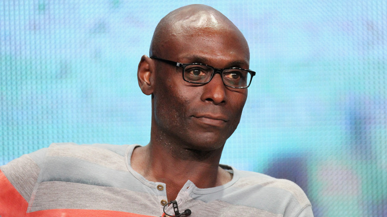 Lance Reddick posing
