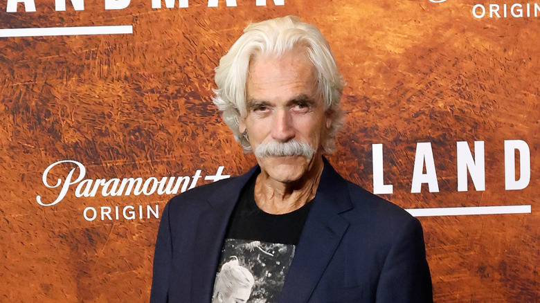 Sam Elliott poses in 2025