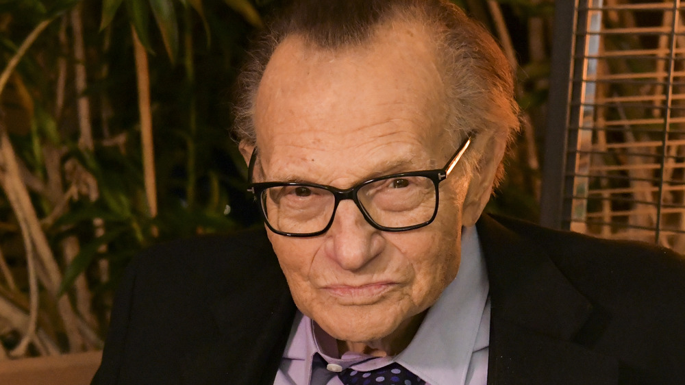 Larry King serious face