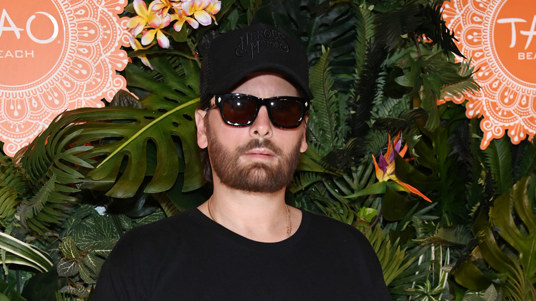 Scott Disick poses 