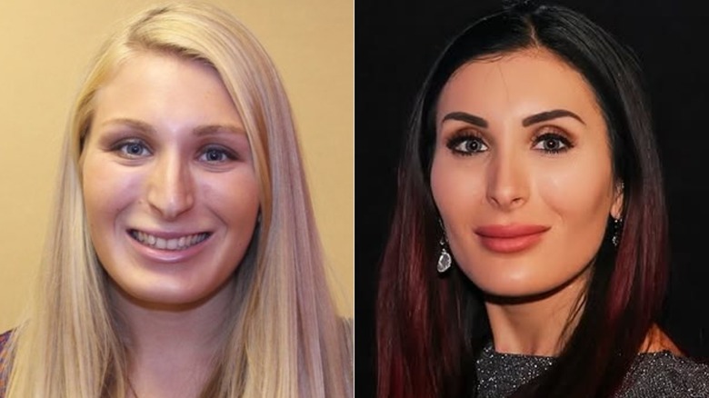 Side by side of young Laura Loomer and a current picture