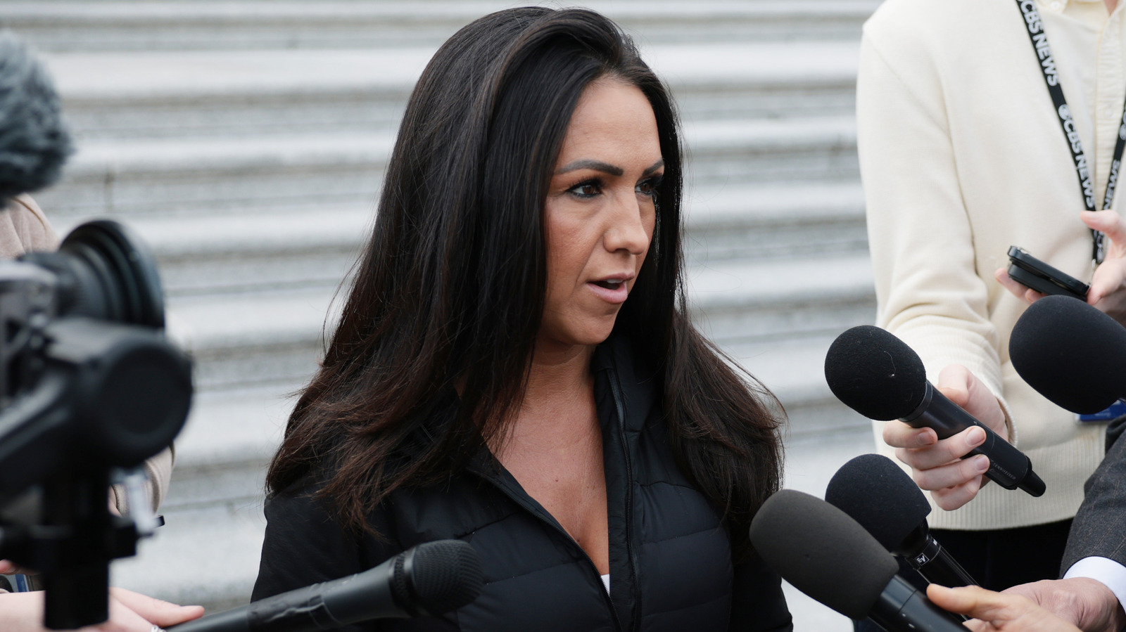 Lauren Boebert Hints At Money Woes In Navy Dress Tighter Than Her Budget