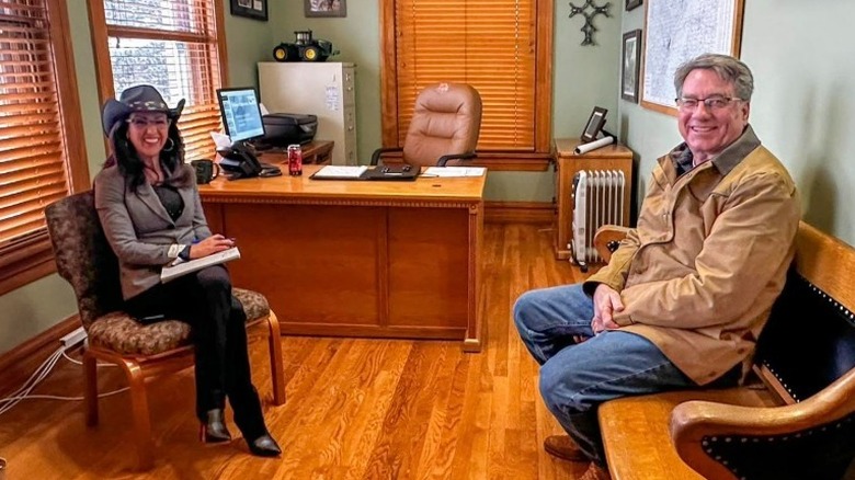 Lauren Boebert sitting in an office