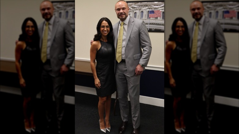 Lauren Boebert posing with Dan Bongino.