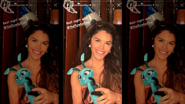 Lauren Sanchez with minimal makeup