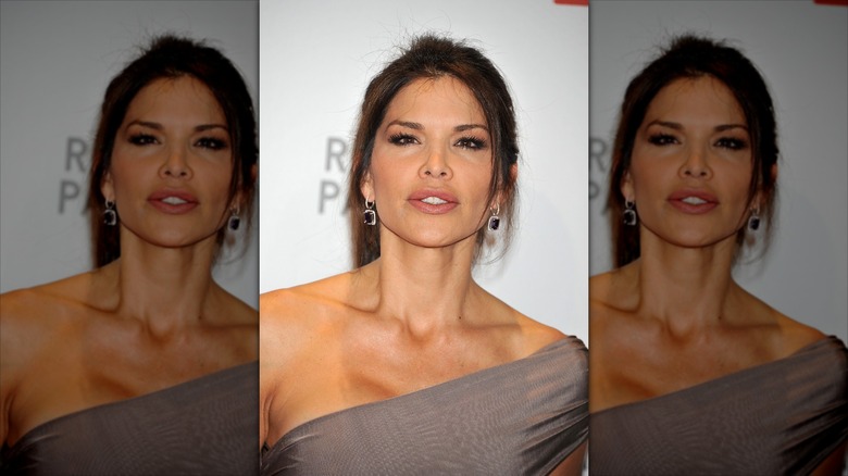 Lauren Sanchez looking at camera