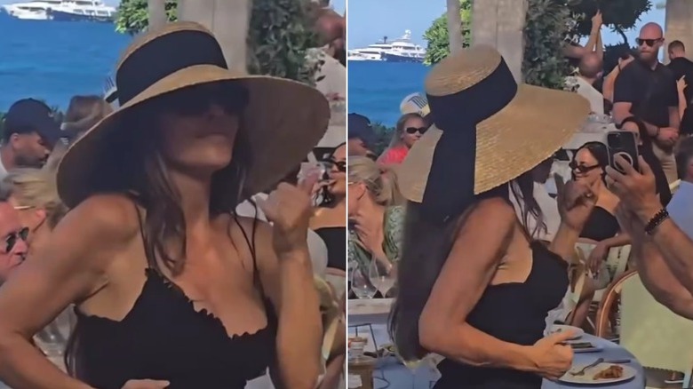 Lauren Sanchez Bezos dancing to Not Like Us