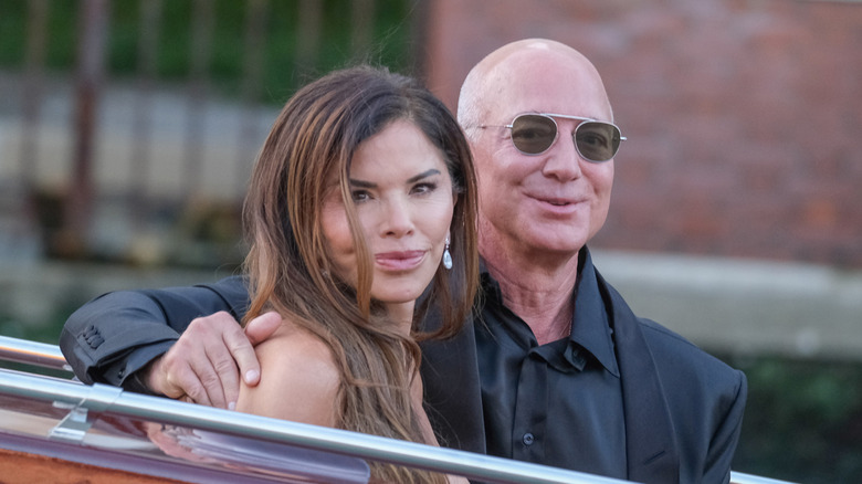 Lauren Sanchez Bezos and Jeff Bezos in Italy