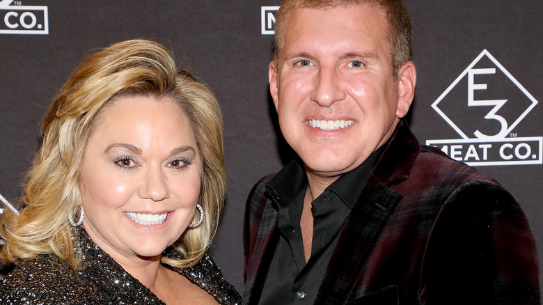 Julie Chrisley and Todd Chrisley smiling