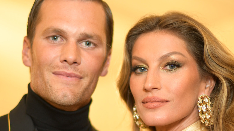 Tom Brady and Gisele Bündchen smiling