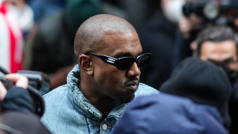 Kanye West in denim  
