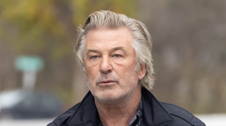 Alec Baldwin not smiling