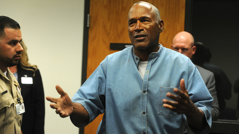 OJ Simpson in his parole hearing