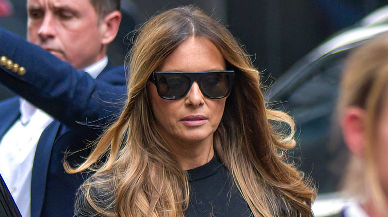 Melania Trump wearing sunglasses