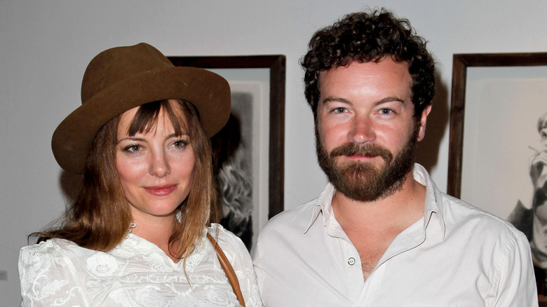 Danny Masterson and Bijou Phillips posing