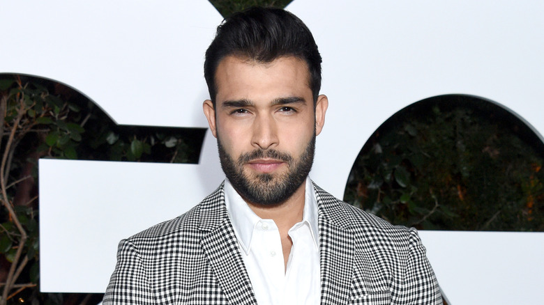 Sam Asghari checkered suit jacket