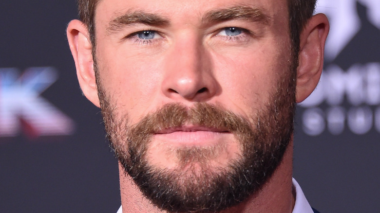 Chris Hemsworth smiling