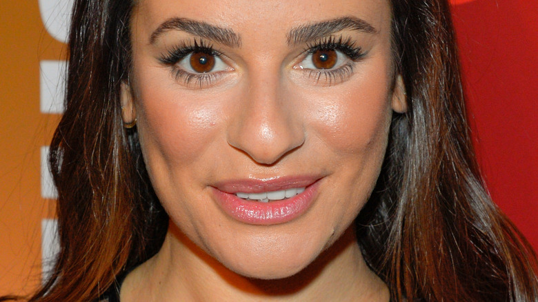 Lea Michele smiling