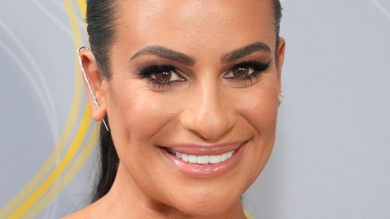 Lea Michele attends the 75th Annual Tony Awards