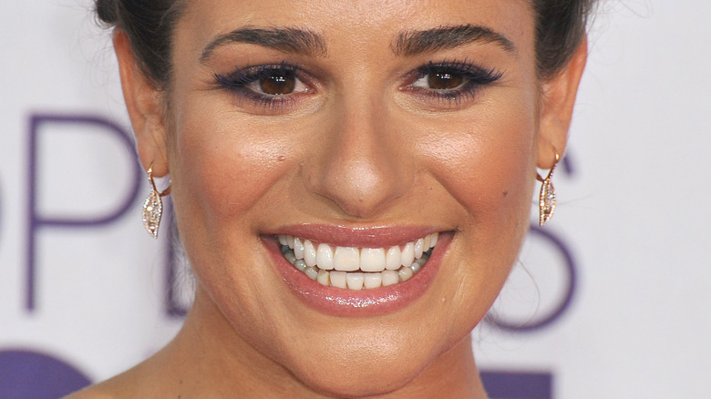 Lea Michele smiling