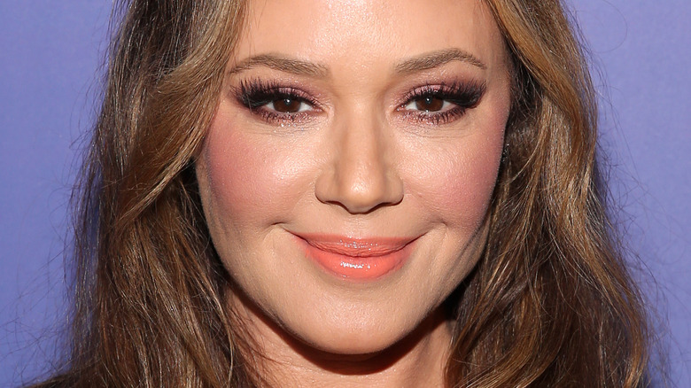 Leah Remini smiling