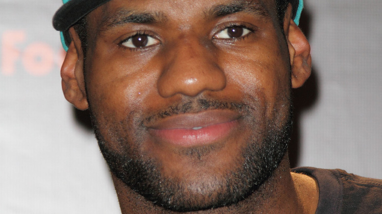 Lebron James smiling red carpet event 