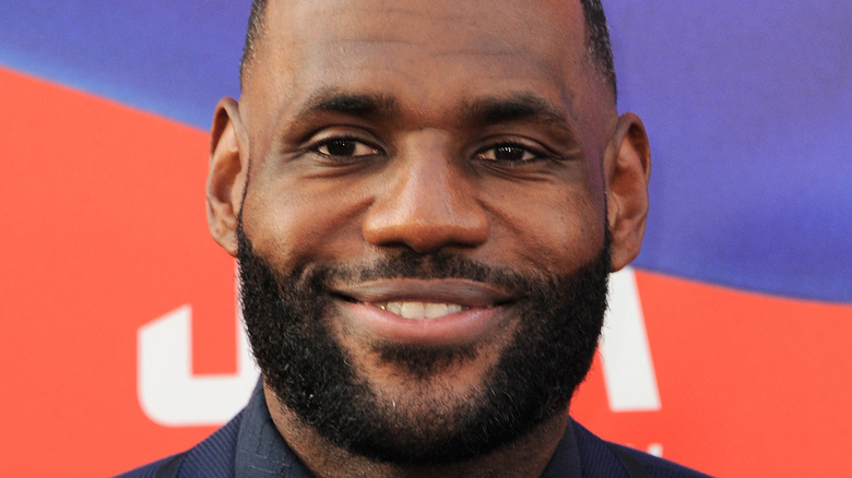 LeBron James smiling