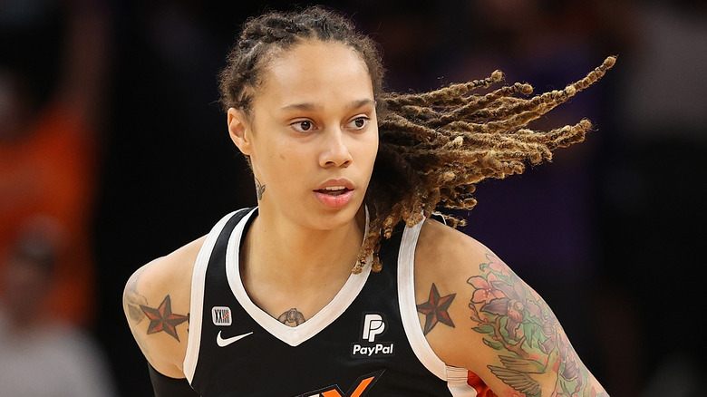 Brittney Griner at WNBA finals