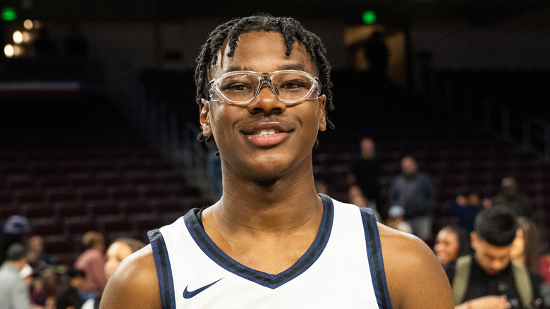 Bryce James smiling
